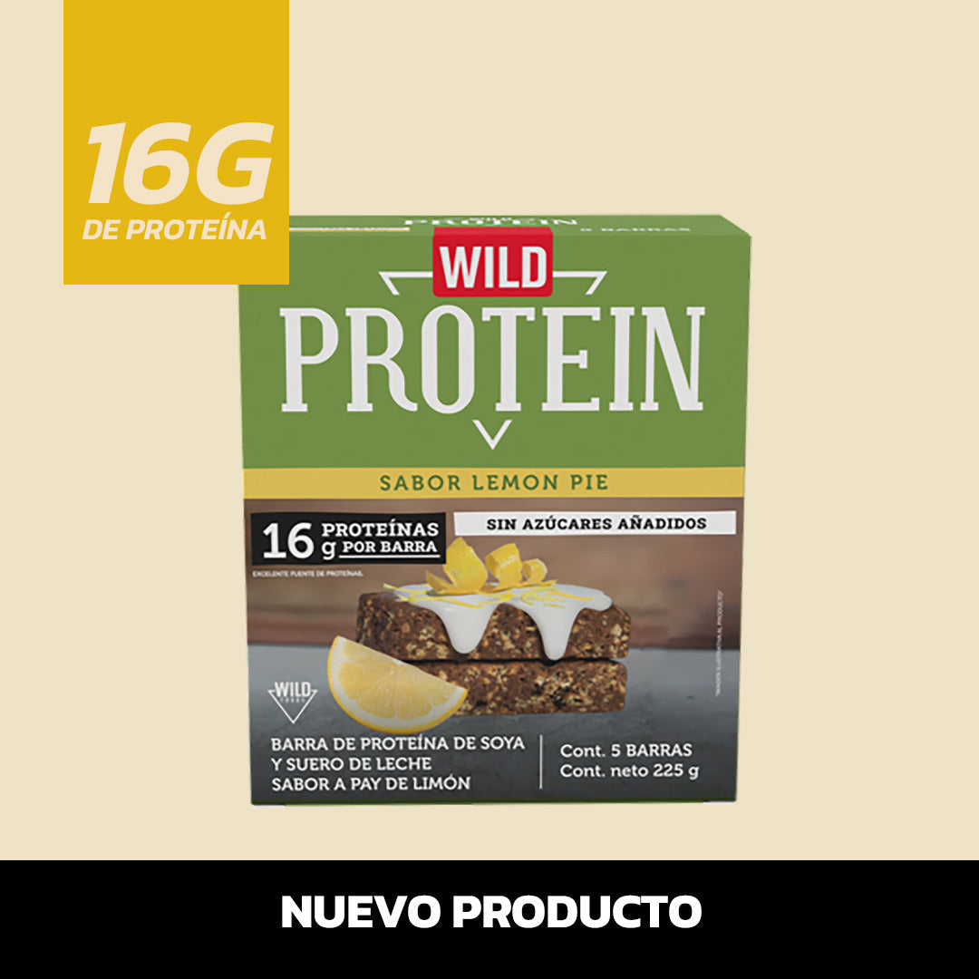 Barra de Proteína Sabor Lemon Pie 5 unidades (15 Cajas)