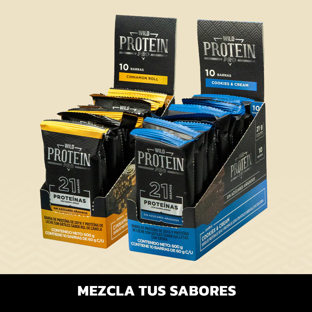 Arma tu caja de Wild Protein Pro 10 Unidades