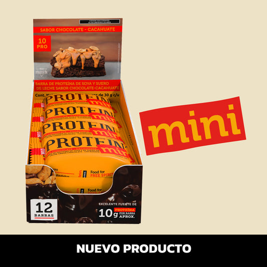 Wild Protein Mini Chocolate Cacahuate 12 unidades