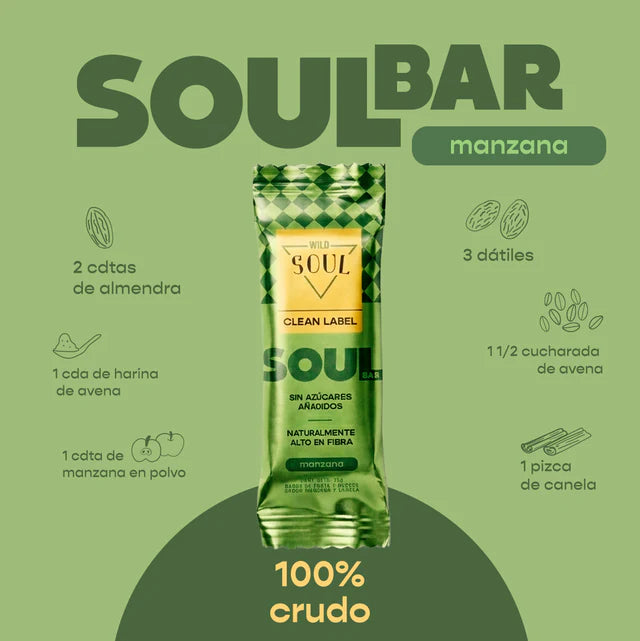 Caja Master Wild Soul sabor Manzana Canela 15 displays (60 barritas)