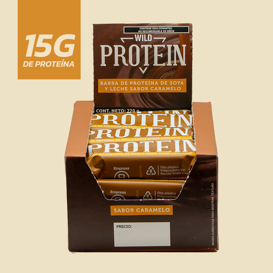 Barra de Proteína Sabor Caramelo 16 unidades