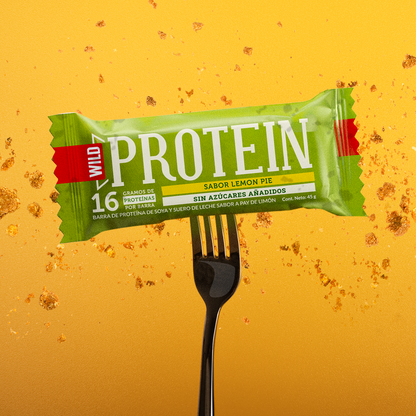 Caja Master Wild Protein Sabor Lemon Pie 10 displays (160 barritas)