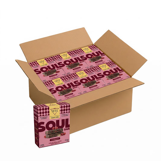 Caja Master Wild Soul sabor Frambuesa 15 displays (60 barritas)