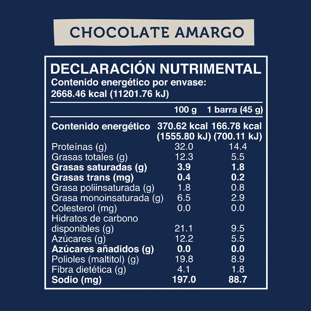 Caja Master Wild Protein VEGANA Sabor Chocolate Amargo 10 displays (160 barritas)