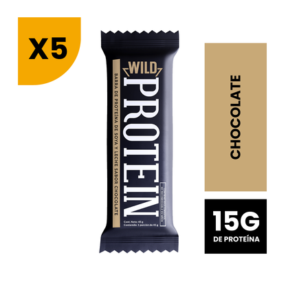 Barra de Proteína Sabor Chocolate 5 unidades