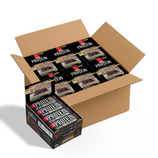 Caja Master Wild Protein Sabor Chocolate 10 displays (160 barritas)