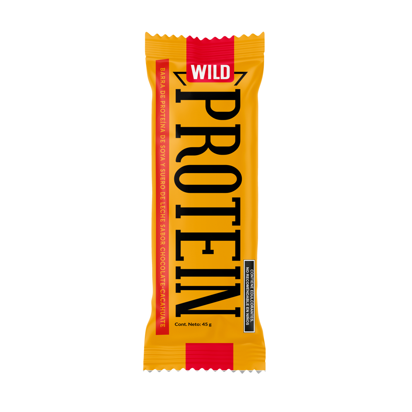 Caja Master Wild Protein Sabor Chocolate y Cacahuate 10 displays (160 barritas)