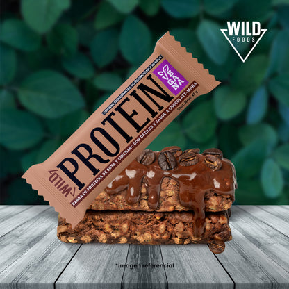 Barra de Proteína VEGANA Sabor Moka 16 unidades