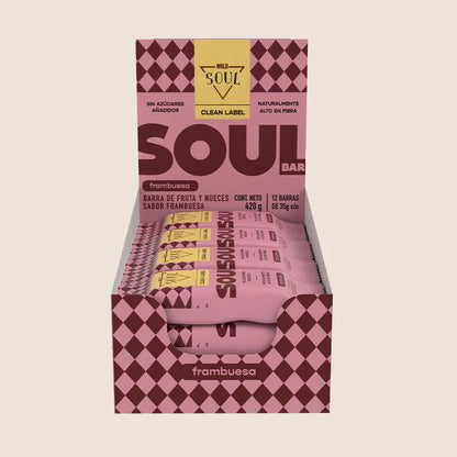 Caja Master Wild Soul sabor Frambuesa 10 displays (120 barritas)