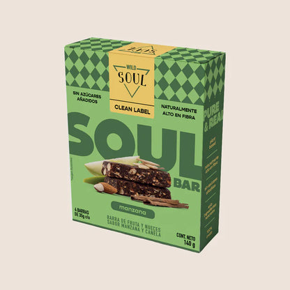 Caja Master Wild Soul sabor Manzana Canela 15 displays (60 barritas)
