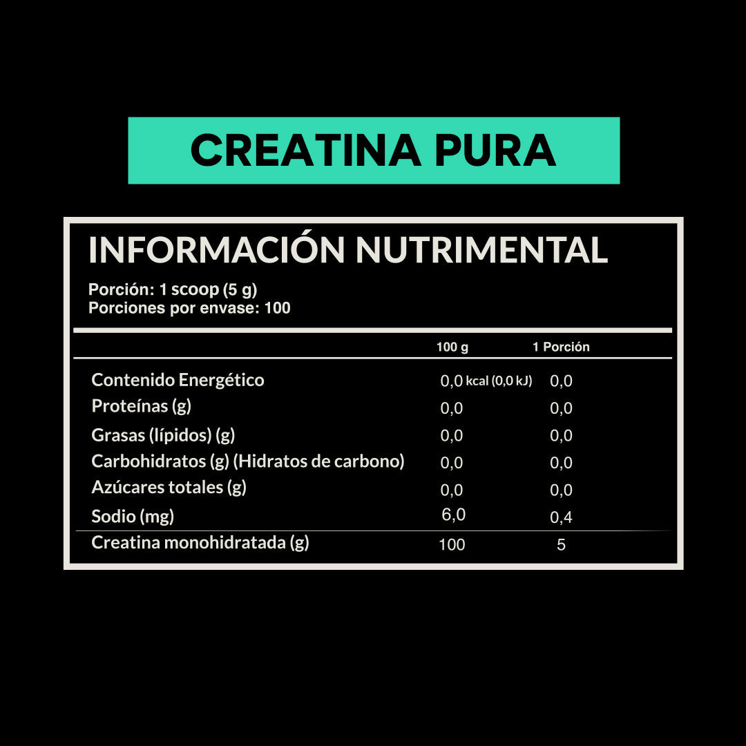 Creatina Monohidratada 500grs