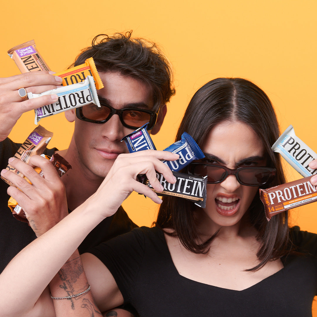 Barra de Proteína VEGANA sabor Chocolate Amargo 5 unidades